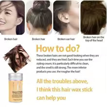 2025 Hair Wax Stick, Hair Pomade Stick Long-Lasting Styling Wax Stick