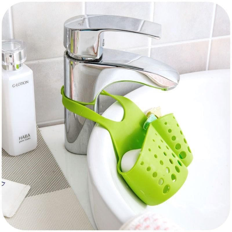 SecureHold Sink Sponge & Drain Organizer