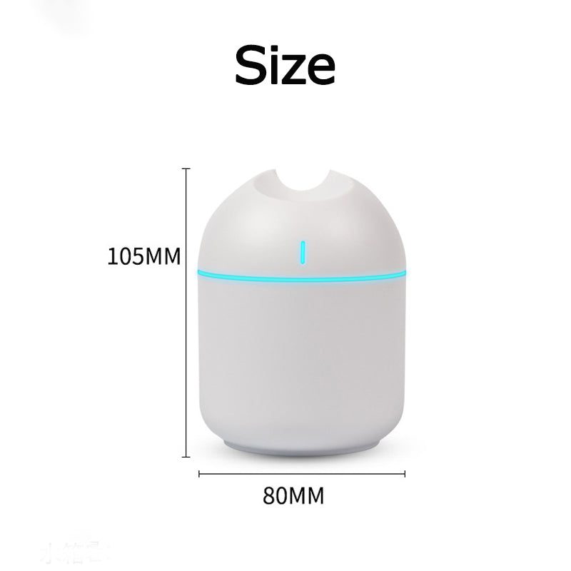 250ML Mini Air Humidifier Essential Oil Diffuser USB LED Lamp For Home