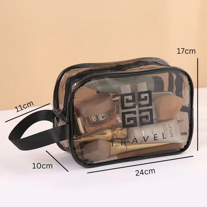 Transparent Travel Case With Zipper