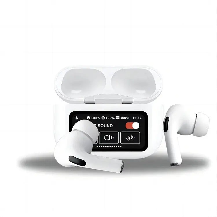 A9 Pro ANC/ENC Display Wireless Earbuds - With Free Cash on Delivery