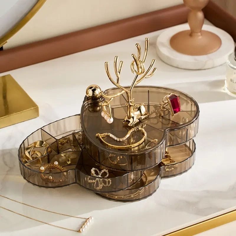 DeerLuxe Multi-Layer Jewelry Organizer