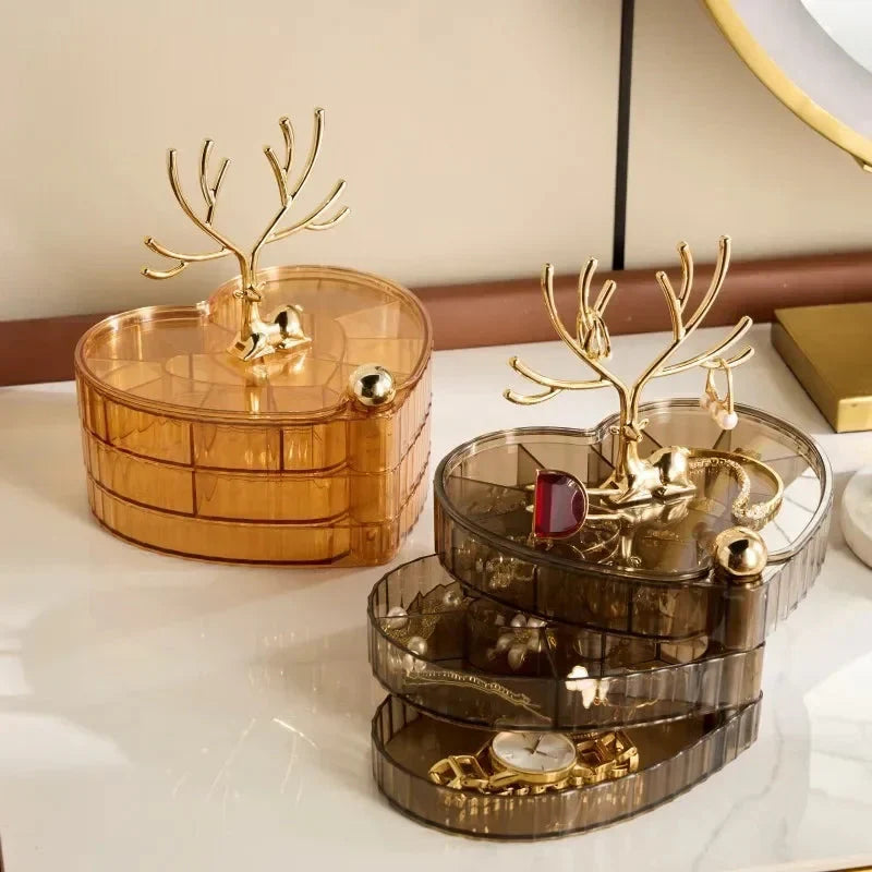 DeerLuxe Multi-Layer Jewelry Organizer