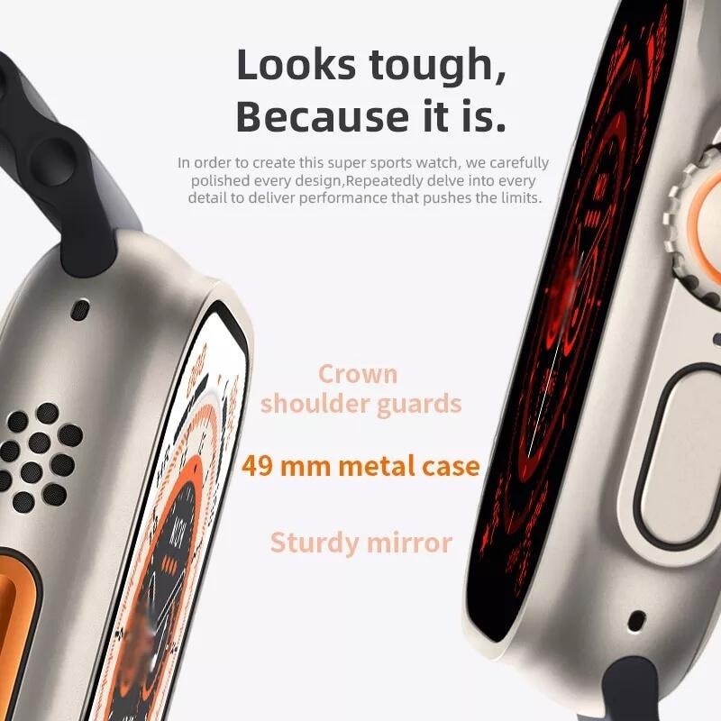 7 in 1 Utra smart watch | 2.01 Display 7 Strips