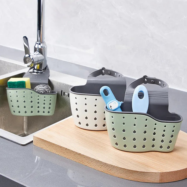 SecureHold Sink Sponge & Drain Organizer