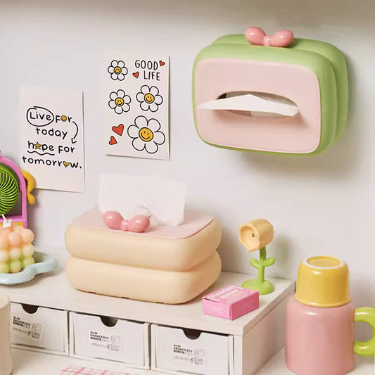 Desk Organizer Tissue Box – Deluxe Storage