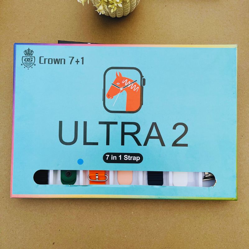 Crown 7+1 Ultra 2 Smartwatch - with Free Cash on Delivery