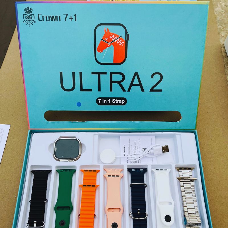 Crown 7+1 Ultra 2 Smartwatch - with Free Cash on Delivery