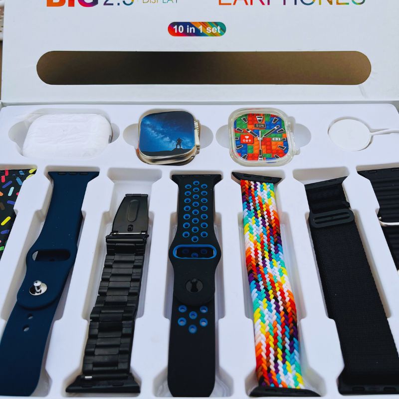 i20 Ultra2 Max 10-in-1 Smartwatch + Earbuds | Free Cash on Delivery