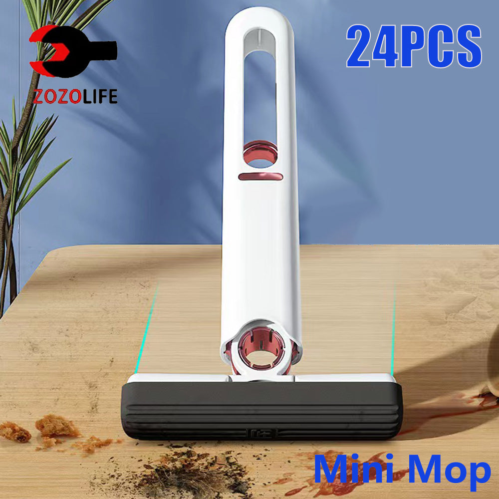 Mini Squeeze Mop Mini Mop Desk Kitchen Car Clean Tools Mops