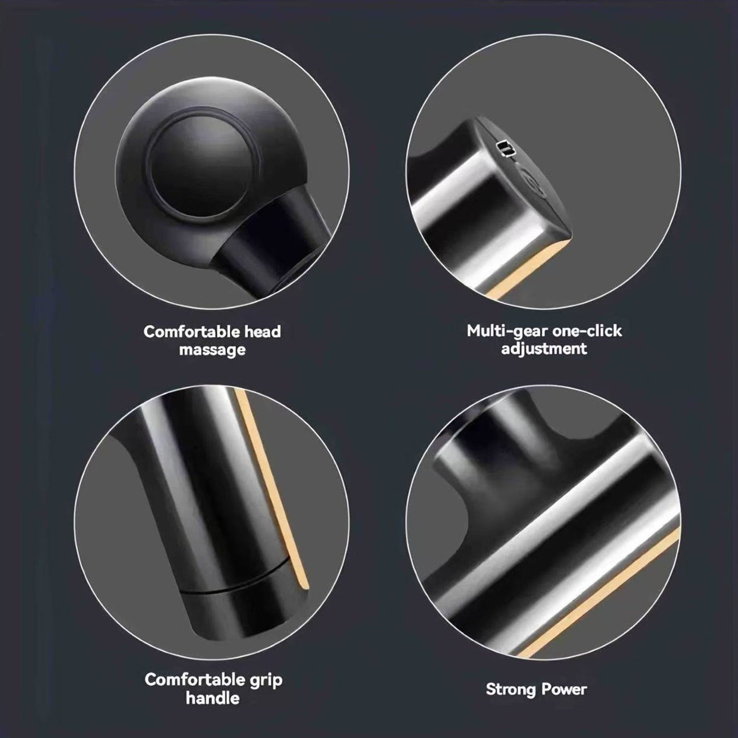 Hot Mini Fascial Massage Gun Massager For Body Neck Back Deep Tissue