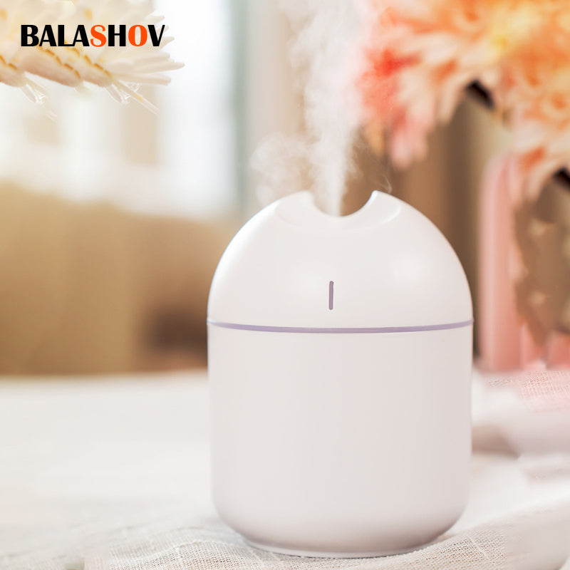 250ML Mini Air Humidifier Essential Oil Diffuser USB LED Lamp For Home