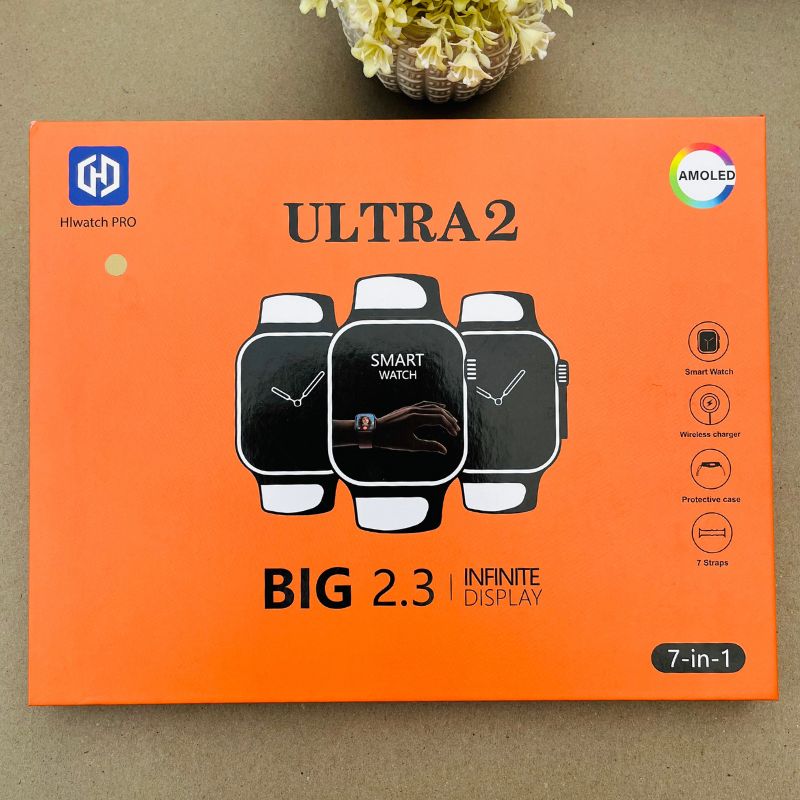 Ultra 2 Big 2.3 – 7-in-1 Smart Watch  – Free Cash on Delivery