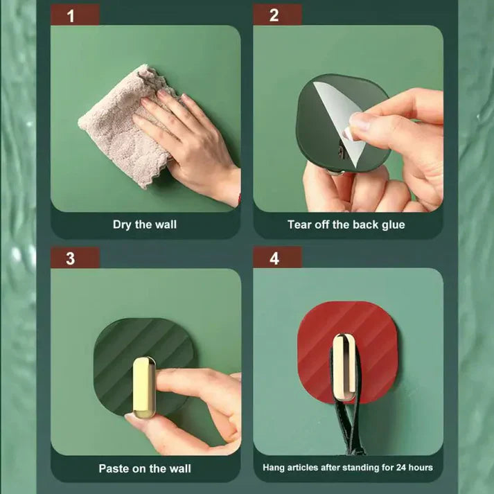 3 Pcs Easy Stick Multifunctional Adhesive Hooks