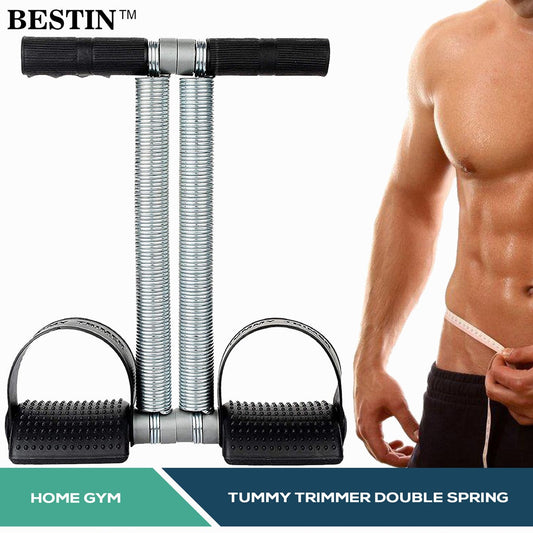 Tummy Trimmer Double/Single Spring - Black