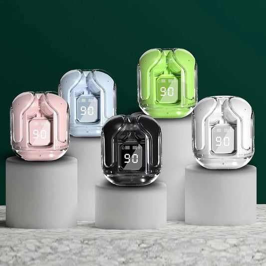 Air 31 Transparent Earbuds with Pouch - Free Cash Delivery!