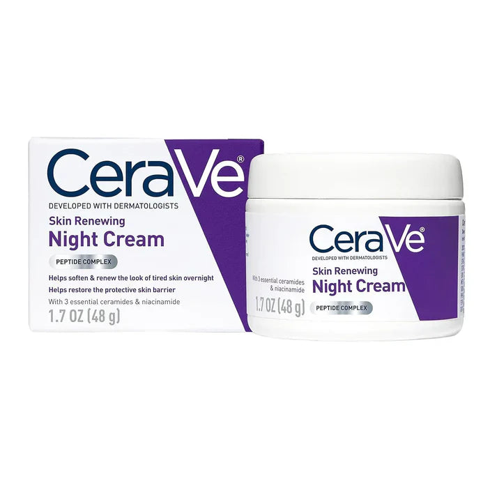 CeraVe 4-in-1 Skincare Kit – Cleanser, Serum, Sunblock & Night Cream