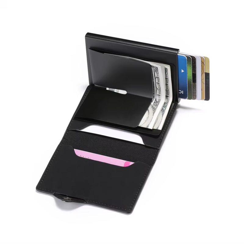 PU Leather Wallet & Pop-Up Card Holder – Free Cash on Delivery