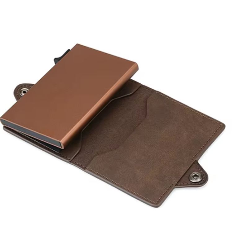 PU Leather Wallet & Pop-Up Card Holder – Free Cash on Delivery