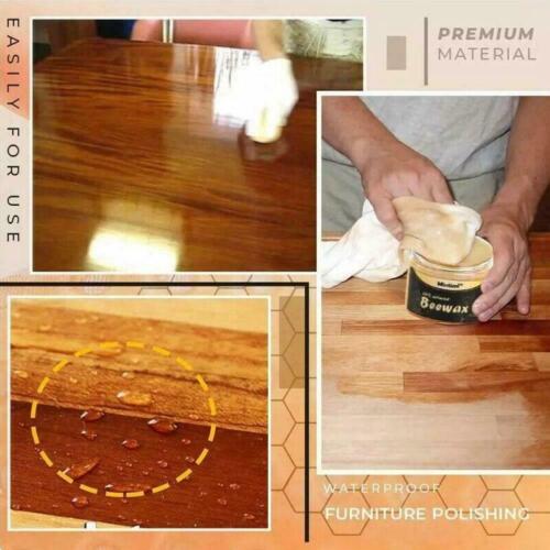 Wood Seasoning Beewax Polish – Complete Solution Furniture Care Polishing Beeswax